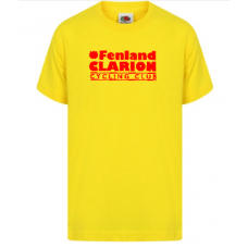 Fenland Clarion Children's T Shirt Yellow